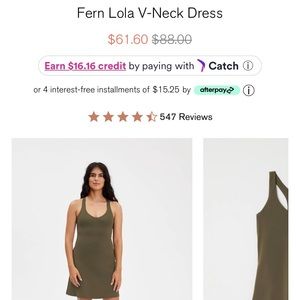 Fern Lola V-neck Workout dress
